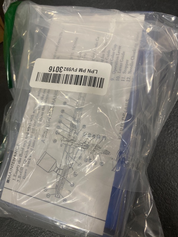 Photo 1 of 0.3mm Dual Action Airbrush Kit with Three Different Cups(6CC,20CC,40CC) Portable Airbrush Set for Makeup,Commercial Arts,Cake Decoration,Nail Art,Photo Retouching,Model Making and Crafts