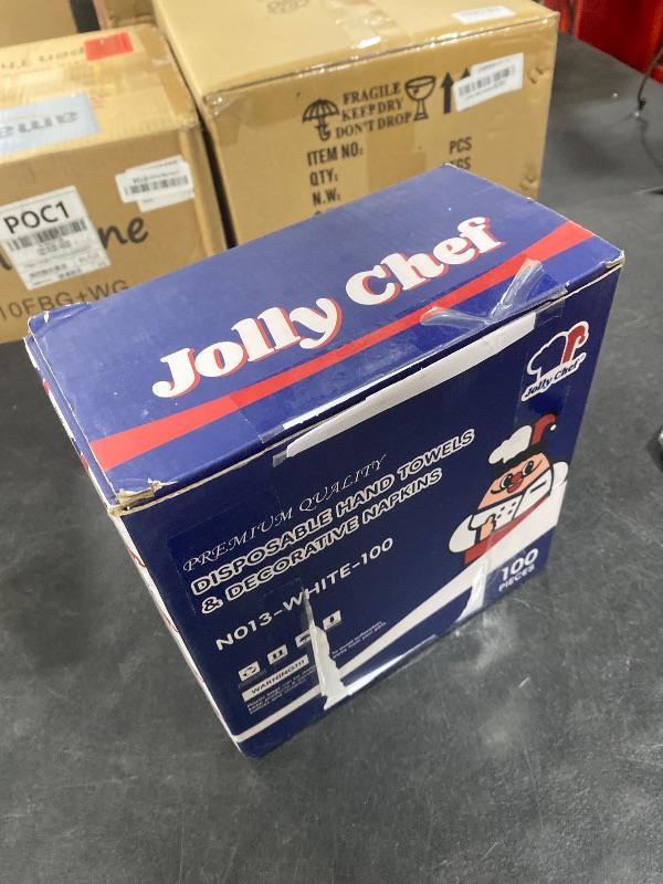 Photo 1 of 100 Count Disposable Hand Towels, Linen Feel Bathroom Hand Napkins, Soft And Absorbent Paper Napkin for Guest, Disposable Dinner Napkins for Kitchen, Parties, Weddings