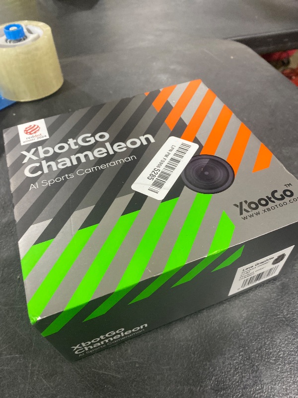 Photo 1 of XbotGo Chameleon AI Auto Sports Action Camera - 4K 60FPS Soccer Camera and Basketball Tracking Camera for Team Sports, Live Streaming, No Subscription, Works with iOS & Android (Lava Graphite)