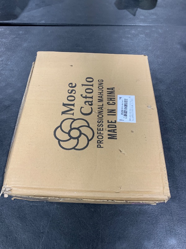 Photo 1 of Mose Cafolo Chinese Mahjong Set X-Large 146 Numbered Melamine 1.5" Large Size Tile with Carrying Travel Case, English Manual, Pro Complete Mahjongg Game Set (Majiang, Mah Jongg)