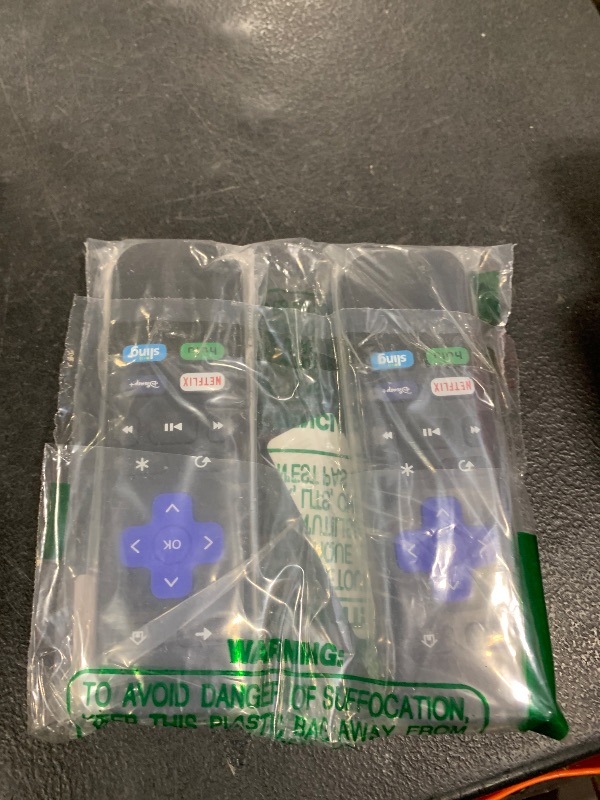 Photo 1 of (2 Pack) Replacement Remote Control for Roku Express, for Roku Premiere, for Roku Box, for Roku Player, for Roku 1 2 3 4 -?NOT for Stick or TV?