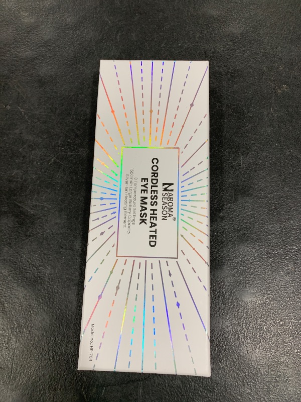 Photo 1 of Heated Eye Mask for Dry Eyes, 1500mAh Warm Eyes Compress with Silver-Ion Heating Element, Cordless Eye Heating Pad for Stye Blepharitis Chalazion MGD