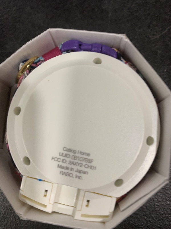 Photo 1 of Catlog Health Tracker for Cats - Smart Cat Collar with Safety Breakaway Buckle for Indoor Cats, Wellness Alerts, Real-time Monitoring (Kimono (Sakura -Night-),L)