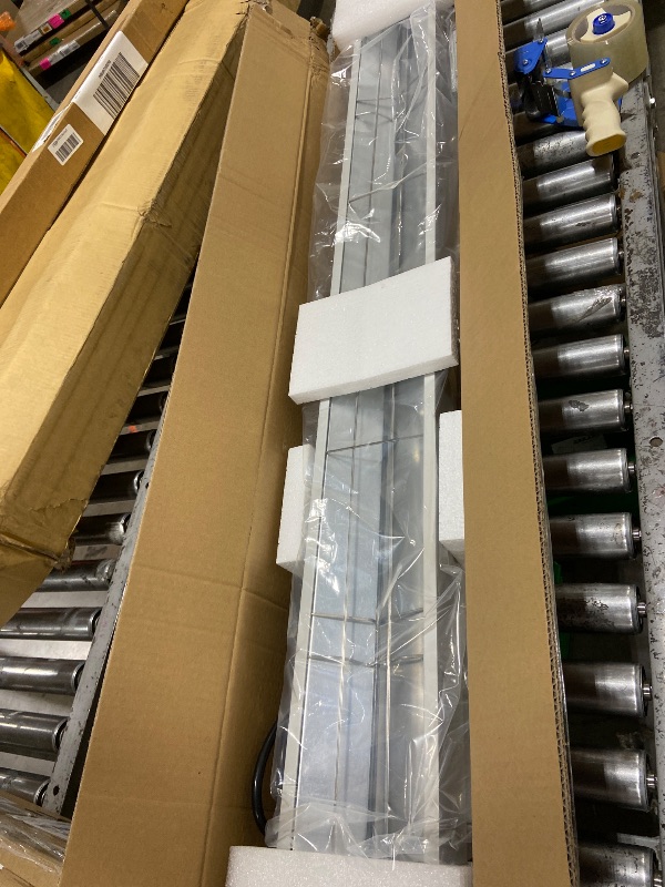 Photo 1 of Winco ESH-60, 60-Inch Electric Strip Heater, 1400W, 12A, Commercial Grade Infrared Food Warmer, Pass-Through Stations Heating, ETL,Silver