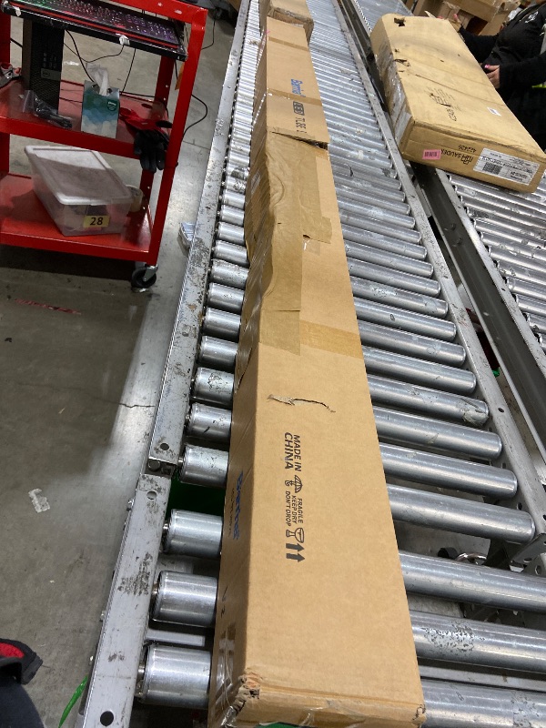 Photo 1 of Barrina LED Shop Lights, 8FT 72W 10000LM 5000K, Daylight White, V Shape, Clear Cover, High Output, Linkable, T8 LED Tube Light, for Garage 8 Foot with Plug (Pack of 10)