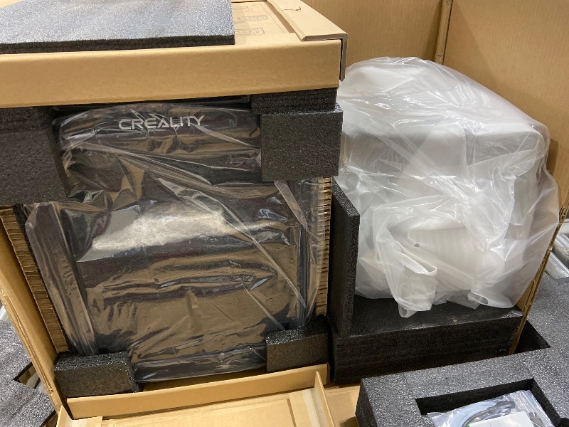 Photo 1 of Creality K2 SE Combo 3D Printer, Support Multicolor Printing with CFS, 500mm/s High-Speed, Smart Auto Leveling, Solid Metal Build Frame, Fully Assembled, Next-Gen Extruder, 220×215×245 mm Build Volume