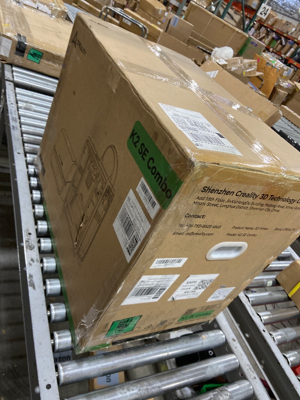 Photo 1 of Creality K2 SE Combo 3D Printer, Support Multicolor Printing with CFS, 500mm/s High-Speed, Smart Auto Leveling, Solid Metal Build Frame, Fully Assembled, Next-Gen Extruder, 220×215×245 mm Build Volume