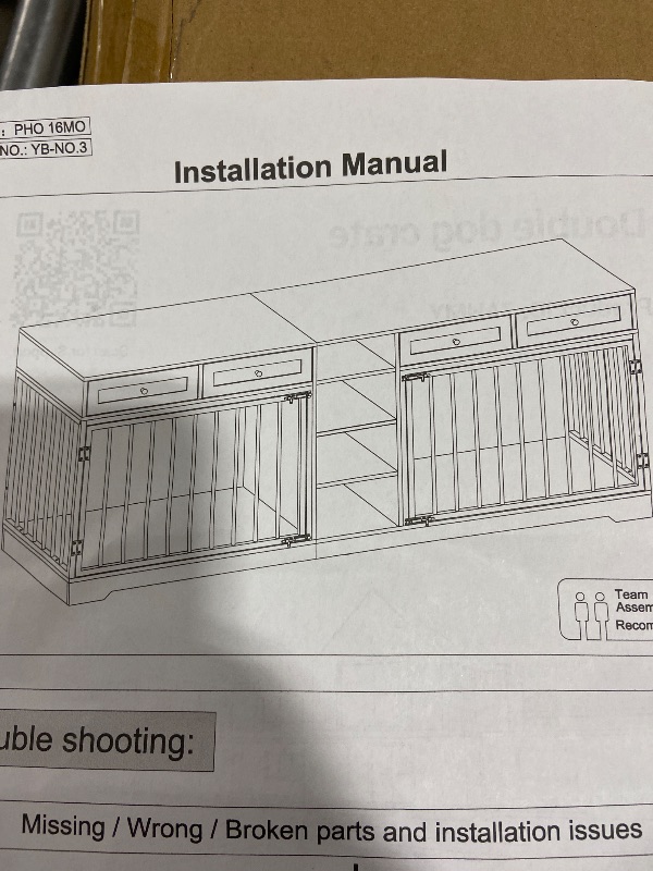Photo 1 of GARVEE DOUBLE DOG CRATE PARTIAL SET