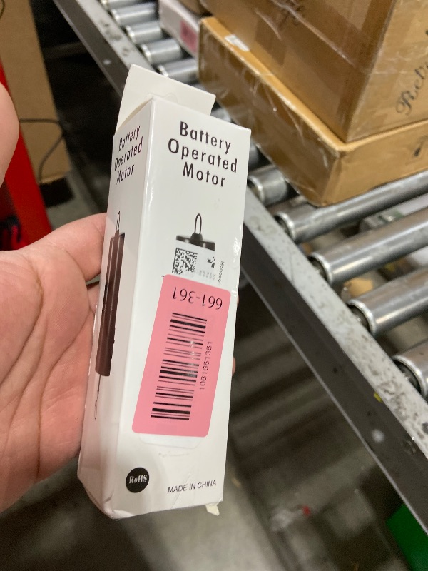 Photo 1 of 1 Piece Hanging Black Rotating Motor Wind Spinner Mobile Battery Operated Motor Multi-Purposes Rotatable Hook for Garden Decoration Accessory Supplies