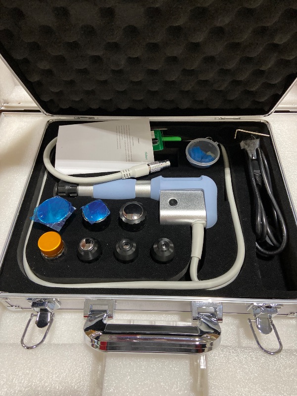 Photo 1 of 2026 MODOY Shockwave Therapy Machine for Joint/Muscle Pain Relief, FSA/HSA Eligible Shockwave Therapy, Non-Invasive Extracorporeal ESWT Shock Wave Therapy Device, Ideal for Home & Clinical Use(White)