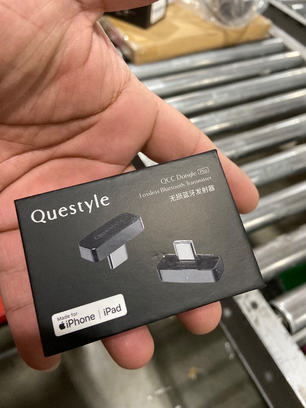 Photo 1 of Questyle QCC Dongle Pro [MFi Certified] USB-C Bluetooth Audio Adapter with LDAC,aptX Lossless&aptX-Adaptive,Low Latency Bluetooth 5.4 Dongle for PS5,Wireless Lossless Transmitter for PC/Headphones