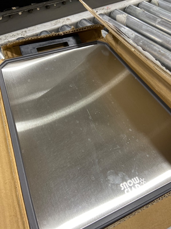 Photo 1 of Snowclad Stainless Steel Cutting Board,Double Sided Steel Cutting Board Set for kitchen,Stainless Steel/Wheat straw pp Large for meat,Dishwasher Safe