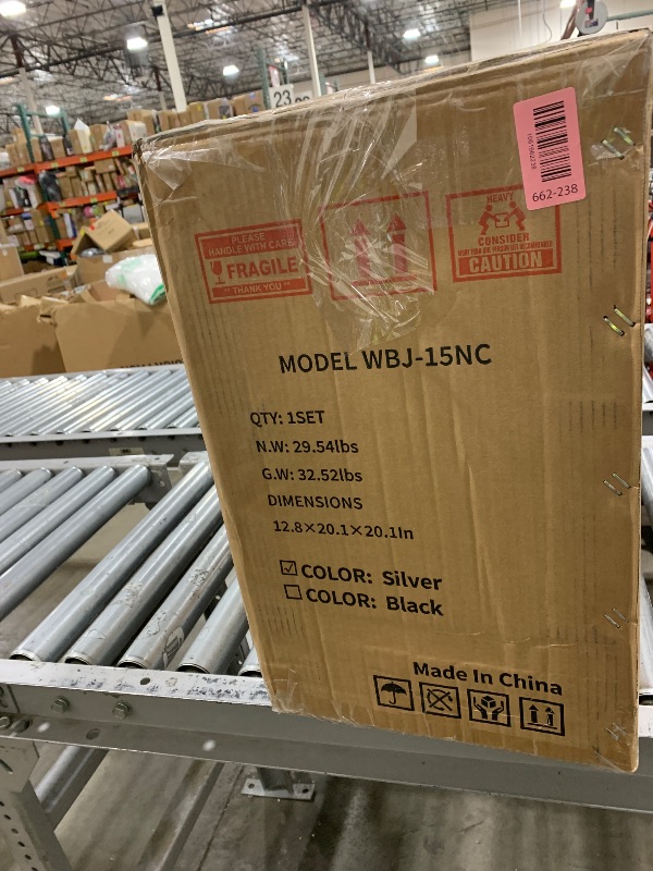 Photo 1 of Aeitto Nugget Ice Maker Countertop, 55lbs/Day, Rapid Ice Release in 5 Mins, Large Capacity Chewable Ice Maker, Self-Cleaning with Stainless Steel Housing Ice Machine for Home Office and Party, Silver