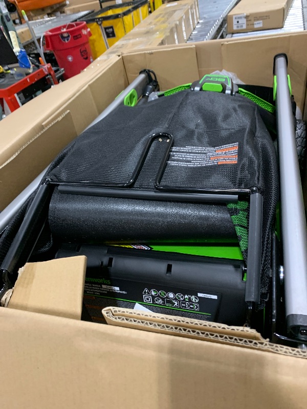 Photo 1 of Greenworks 80V 21" Self-Propelled Cordless Lawn Mower – Brushless Motor, LED Lights, 4.0Ah Battery & Rapid Charger (75+ Compatible Tools)