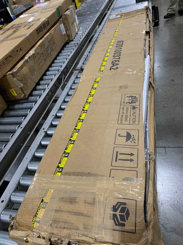 Photo 1 of Feonase Metal Bunk Bed Twin Over Twin with Ladder and High Guardrail, Heavy-Duty Metal Slats Support, Noise Free, No Box Spring Needed, for Kids and Juniors, Vintage