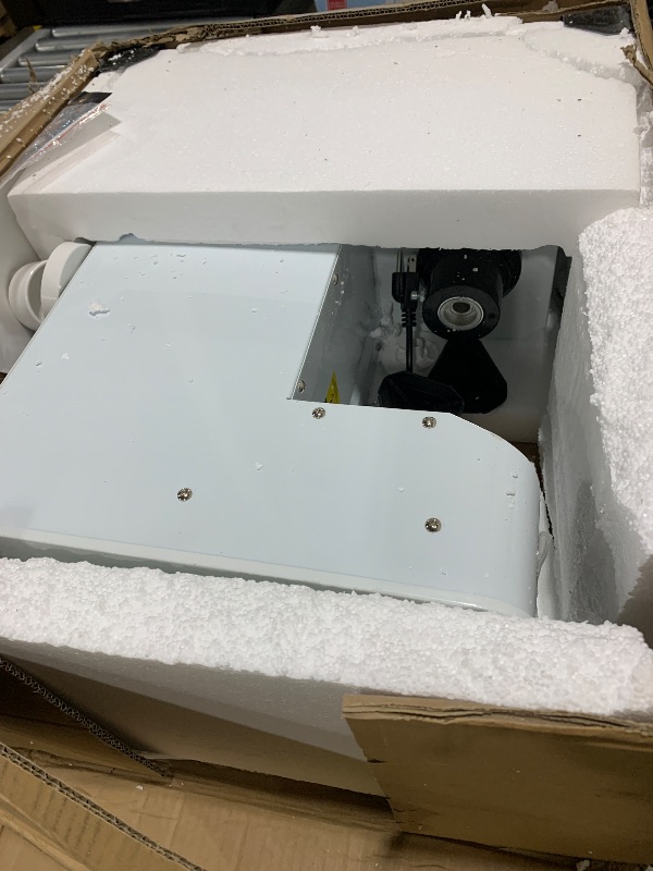 Photo 1 of WantJoin Commercial Automatic Soda Can Sealer - 2.4-6.7 inch Height Adjustable, Automatic Can Sealer for Aluminum and Plastic Cans,Fits 330/500/650ML Cups- White