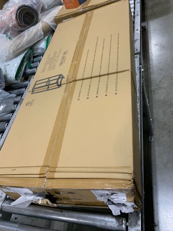 Photo 1 of RIVECO 25U Open Frame Server Rack with Wheels- Heavy Duty 4 Post Quick Assembly 19-inch Support 600 LBS Equipment Thick Cold Rolled Steel Cabinet Black
