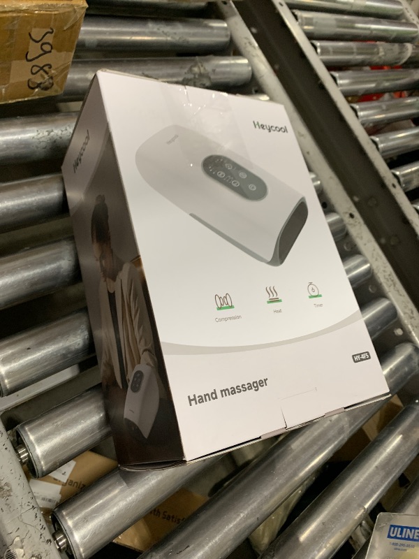 Photo 1 of Heycool Upgrade Hand Massager for Arthritis and Carpal Tunnel Relief, Cordless Wrist Hand Massager with Heat and Compression, Gifts for Women, White