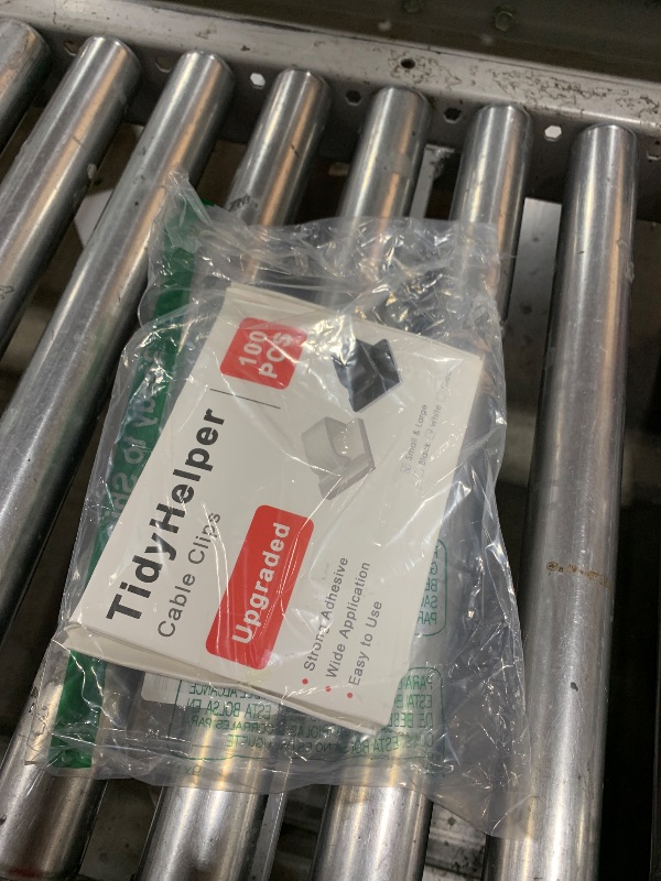 Photo 1 of 100 PCS Adhesive Cable Clips White (Small & Large), Upgraded Wall Wire Holder for Cord Organizer Cable Management, Outdoor Light Clips Hooks for LED, Car Dash Cam, HDMI, Extension Cord