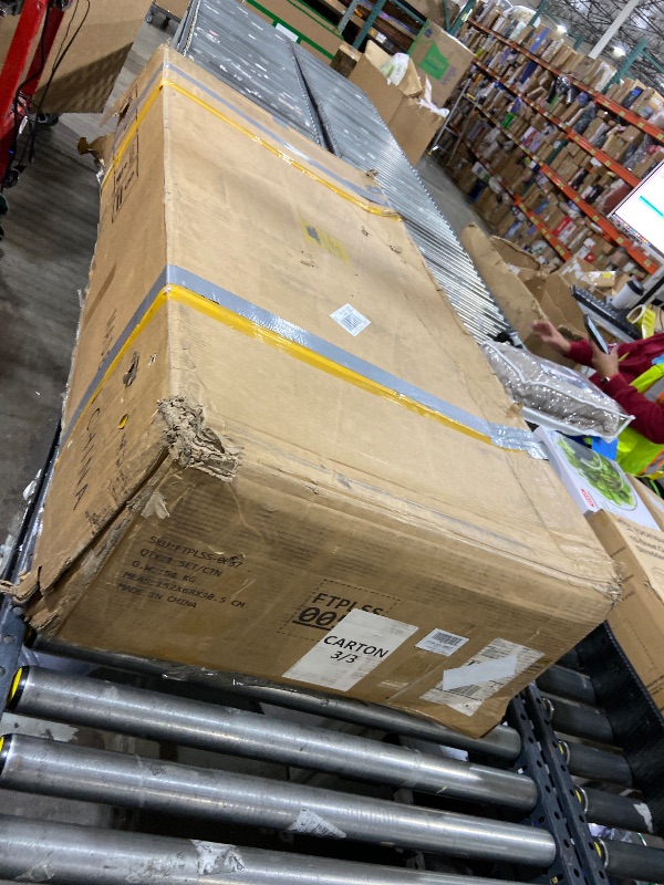 Photo 1 of DWVO 8x10 FT Outdoor Storage Shed, 544 cuft Plastic Storage Shed with Floor & Lockable Door, All-Weather Tool Garden Shed with Window & Vent for Patio Furniture, Lawn Mower, Bike, Pool Supplies, Gray