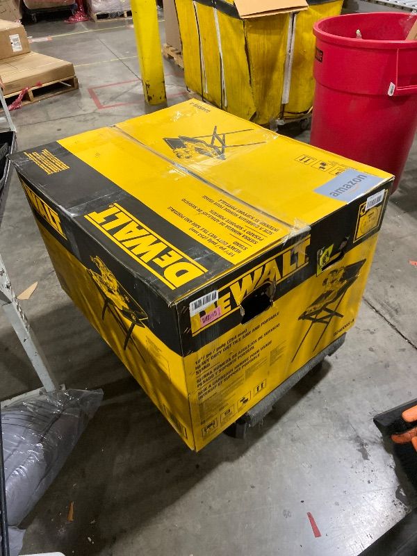Photo 1 of DEWALT Wet Tile Saw with Stand, 10-Inch, Corded (D24000S)