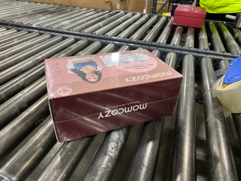 Photo 1 of Momcozy M5 Smart APP Controlled Wearable Breast Pump, Hands-Free Wireless Electric Pump, 3 Modes 9 Suction Levels, BPA-Free, Portable Lightweight, 24mm Flange, 2-Pack Cozy Red