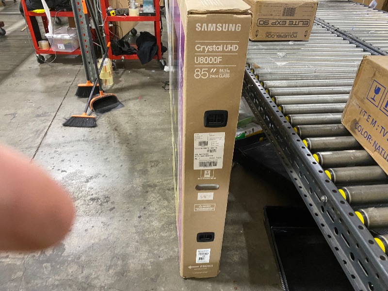 Photo 1 of Samsung 85-Inch Class Crystal UHD U8000F 4K Smart TV (2025 Model) Endless Free Content, Crystal Processor 4K, MetalStream Design, Knox Security, Alexa Built-in