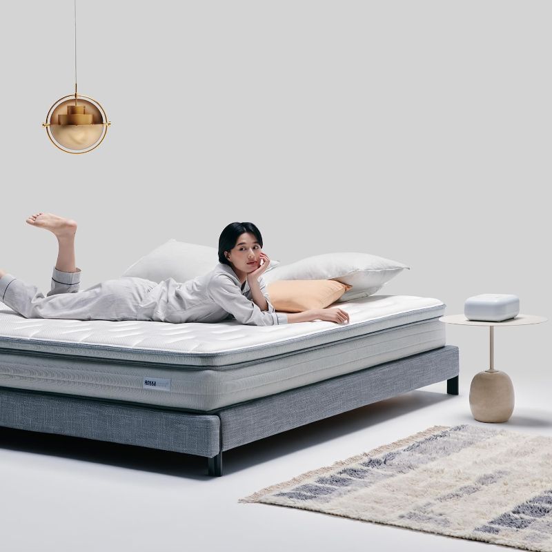 Photo 1 of String Mattress Full Size 11” Bed Height - Extra Firm Mattress with No Spring and 3D String Technology - Included Controller for Customizable Firmness - Hygienic and Lasting, No Chemical
