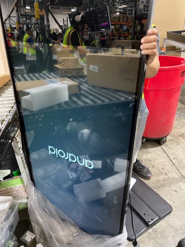 Photo 1 of Outdoor Digital Signage, Floor Standing Kiosk IP65 Waterproof Display with WiFi HDMI/USB Input, 3000nits High Brightness Commercial Totem for Retail Stores, Subway, Restaurants 55 Inch
