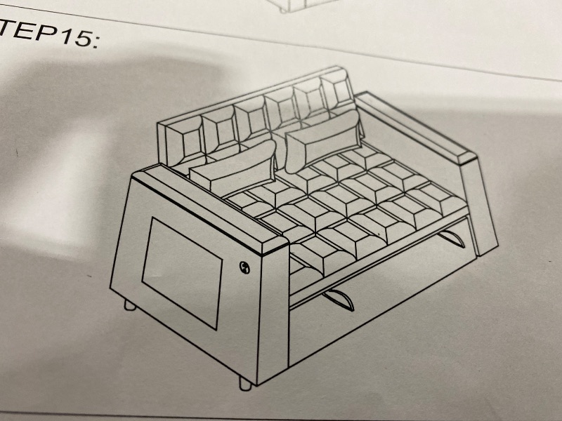 Photo 1 of Pull out Bed Futon ,Black 2 boxes total