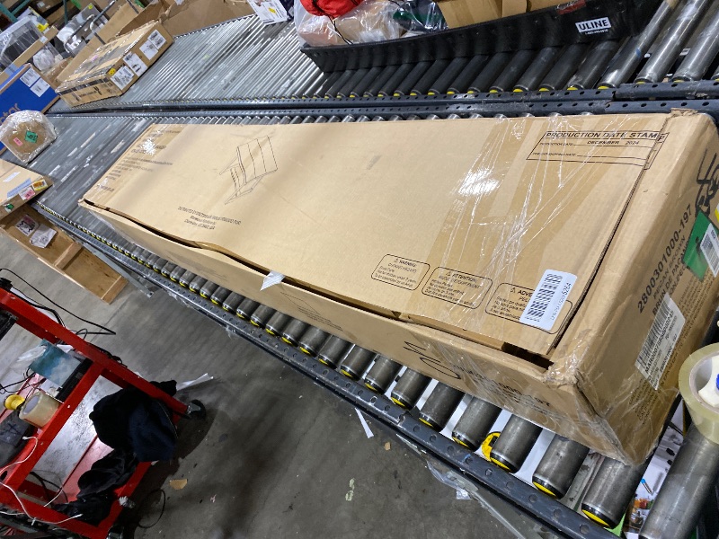 Photo 1 of Plank+Beam 72 Inch Farmhouse Dining Table, Solid Wood Rustic Kitchen Table, Large Wooden Rectangular Dinner Table for Dining Room, Home Office, Living Room Furniture, Easy Assembly, Pecan Wirebrush