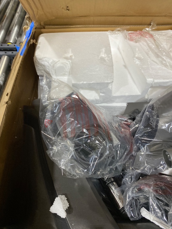 Photo 1 of Sunny Health & Fitness Programmable Electro-Magnetic Elliptical Cross Trainer Exercise Machine, Full-Body Low-Impact Cardio Equipment with 24 Pre-Built Workout Modes and 330 lbs Capacity – SF-E3912