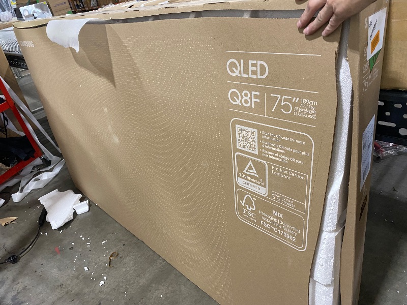 Photo 1 of Samsung 75-Inch Class QLED Q8F 4K UHD Smart TV (2025 Model) Q4 AI Processor, 100% Color Volume with Quantum Dot, AirSlim Design, Endless Free Content, Samsung Vision AI, Alexa Built-in
