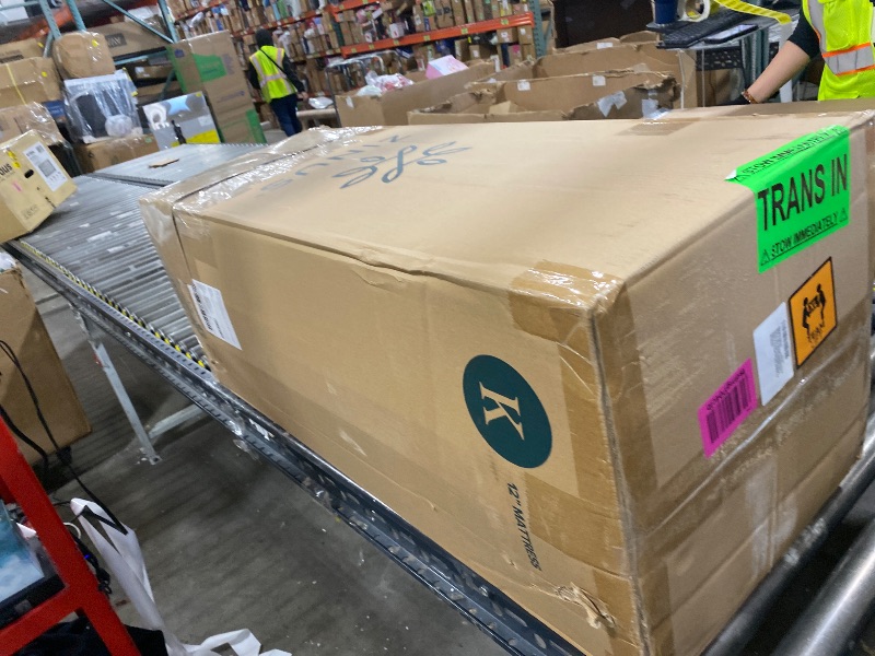 Photo 1 of Zinus 12 Inch King Green Tea Memory Foam Mattress [New Version], Fiberglass Free, Medium Firm Feel, Zoned Pressure Relief, Certified Safe Foams & Fabric, Mattress in A Box