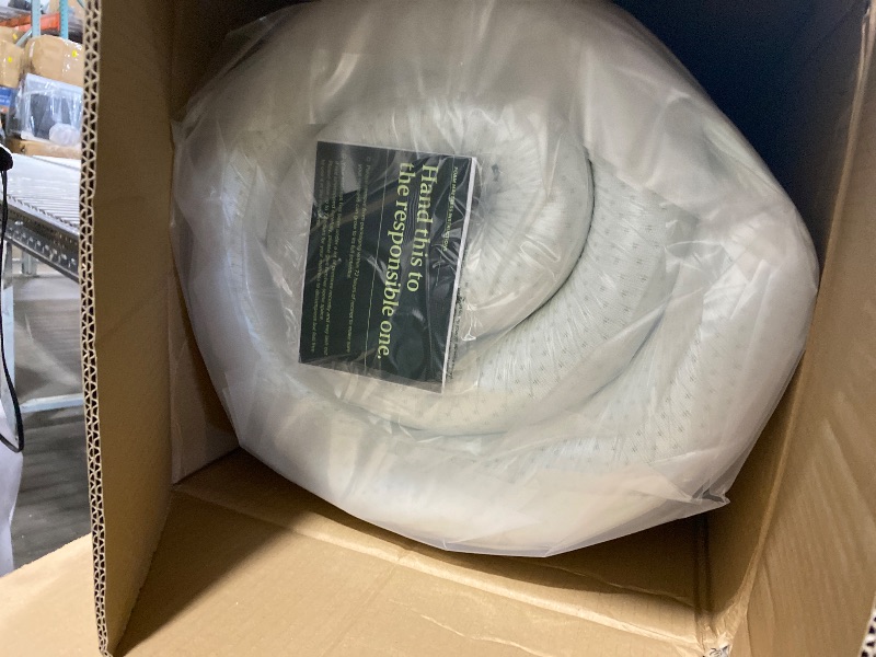 Photo 1 of Zinus 12 Inch King Green Tea Memory Foam Mattress [New Version], Fiberglass Free, Medium Firm Feel, Zoned Pressure Relief, Certified Safe Foams & Fabric, Mattress in A Box