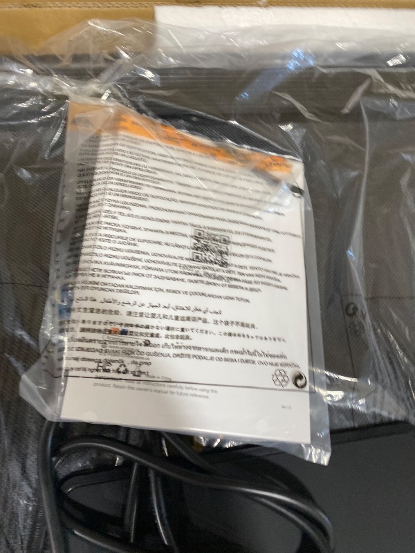 Photo 1 of Acezoe 2-in-1 Foldable Treadmill with 3-Level 10% Incline, Walking Pad for Home Small Office, Compact Portable Under Desk Treadmill with Handle,Dual LED Display, APP & Remote, 300 lbs Capacity