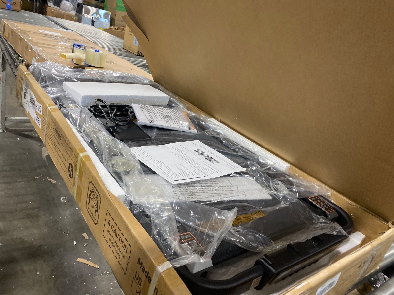 Photo 1 of Acezoe 2-in-1 Foldable Treadmill with 3-Level 10% Incline, Walking Pad for Home Small Office, Compact Portable Under Desk Treadmill with Handle,Dual LED Display, APP & Remote, 300 lbs Capacity