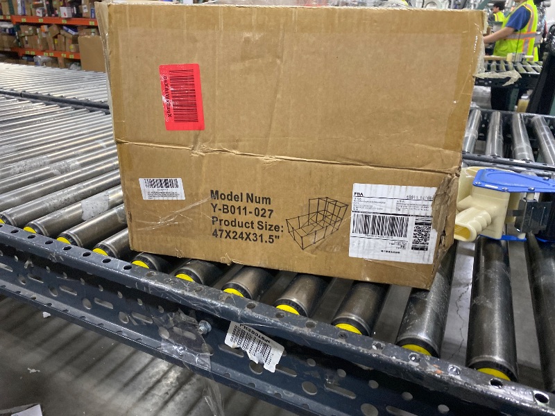 Photo 1 of MODESLAB Guinea Pig Cages with Tarp and Bedding Pee Pad Liner, 2-Story Large Guinea Pig Playpen C&C Loft Cage for 2 Rabbit Bunny Chinchilla Small Animal Habitat for Indoor