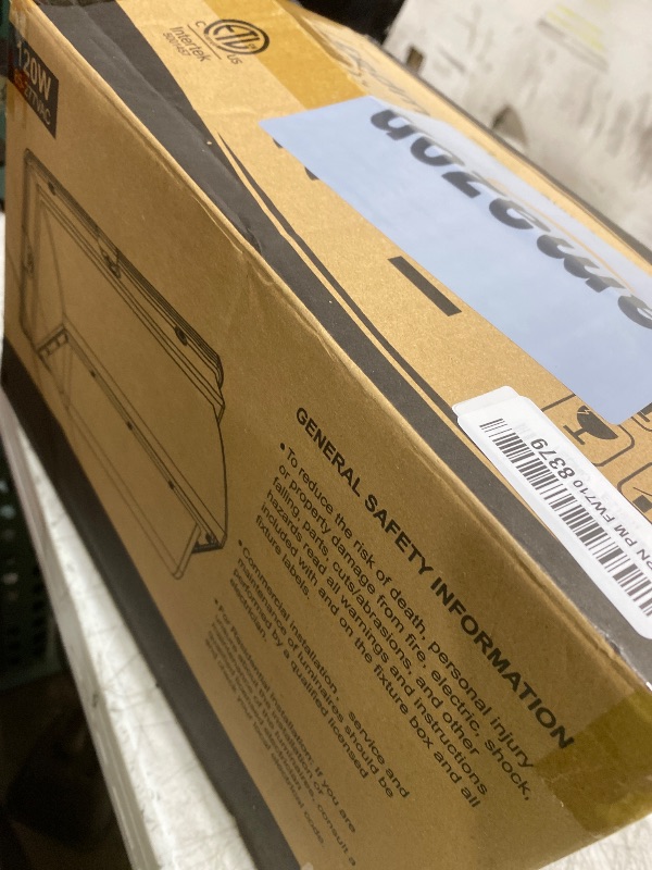 Photo 1 of ledmo LED 120W Wall Pack Light with Photocell, 15840LM 5000K Dusk to Dawn Outdoor Commercial Security Lighting, IP65 Waterproof Outdoor Wall Lights