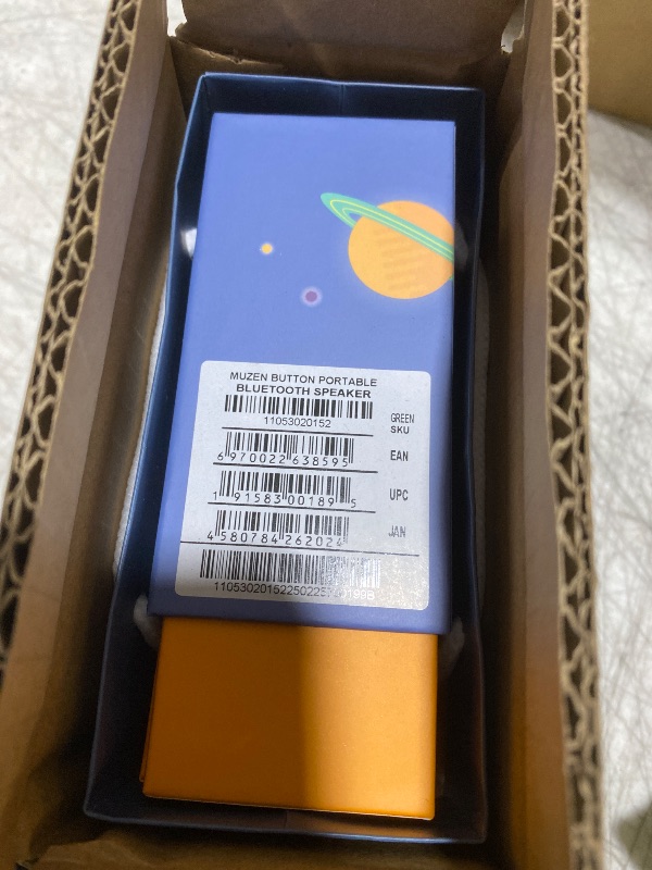 Photo 1 of Muzen Mini Bluetooth Speaker, Button Small Cute Portable Metal Retro Wireless Speaker with Loud Volume Great Sound and Portable Lanyard & Gift Bag for Office Classic Vintage Decor