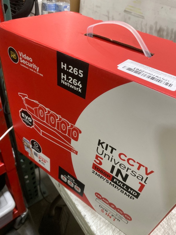 Photo 1 of 4CH 1080P Wired Security Camera System, AIWIXEN CCTV DVR with 512GB Hard Drive, 4 x Home Surveillance IP68 Waterproof Security Cameras with Human Vehicle Detection, Remote Access, 24-7 Recording