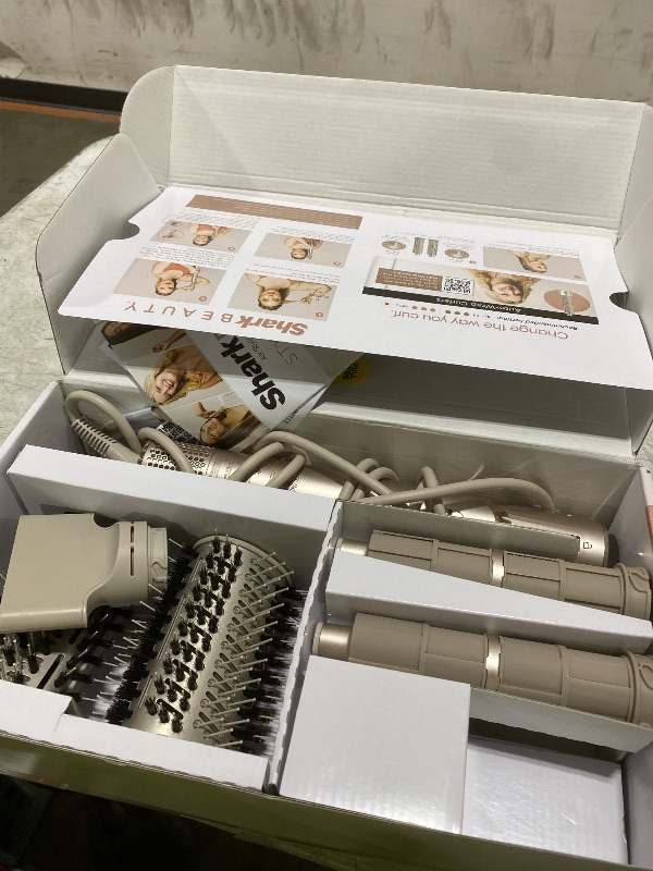 Photo 1 of Shark HD430 FlexStyle Air Styling & Drying System, Powerful Hair Dryer Brush & Multi-Styler with Auto-Wrap Curlers, Paddle Brush, Oval Brush, Concentrator Attachment, Stone