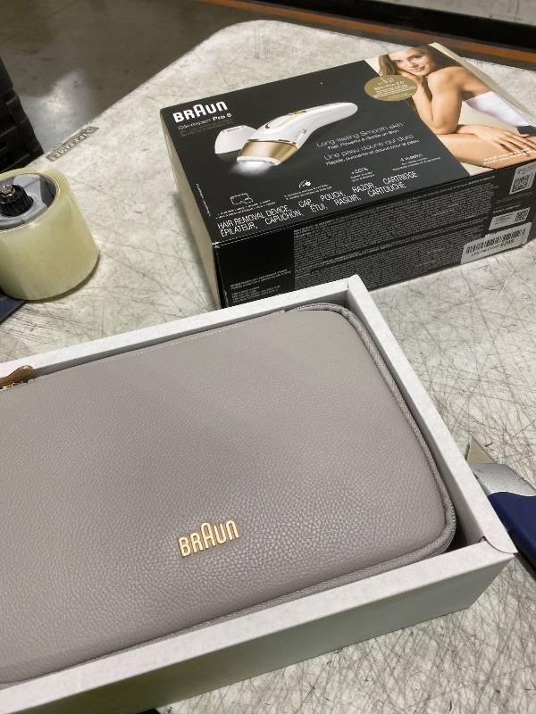 Photo 1 of Braun IPL Silk·Expert Pro 5 PL5157 Latest Generation IPL, Permanent Visible Hair Reduction, at-Home Hair Removal System with Soft Pouch and Precision Head