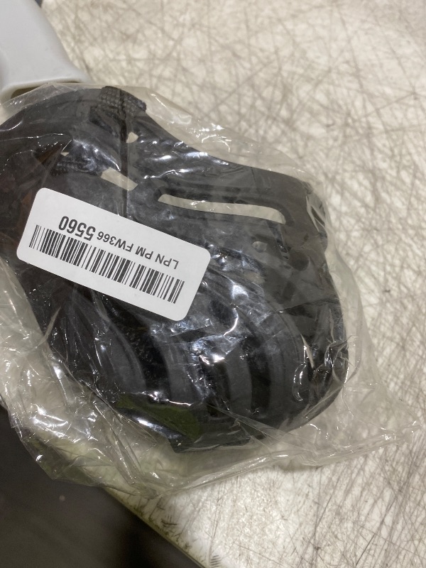 Photo 1 of Dog Muzzle, Soft Breathable Dog Muzzles Suitable Dogs, Adjustable Basket Muzzles Prevents Chewing and Biting for Grooming Trimming Training (Black, XXL (88lb))