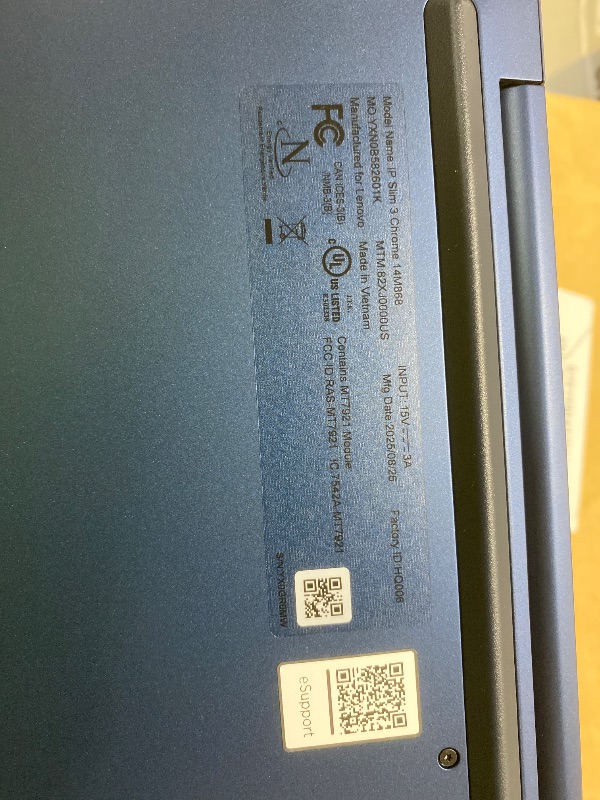 Photo 1 of Lenovo Chromebook 14 Touchscreen Laptop (14" FHD Touch Display, 8-Core MediaTek Kompanio 520, 4GB RAM, 128GB Storage (64GB eMMC+64GB SD)), Webcam, 13-Hrs Long-Battery Life, Chrome OS, Abyss Blue