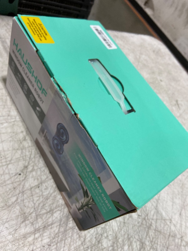 Photo 1 of HAUSHOF Robot Window Cleaner with 3800Pa Suction, Auto Water Spray, AI Path Planning & Edge Detection, Remote Control for High-Rise Window, Glass Door