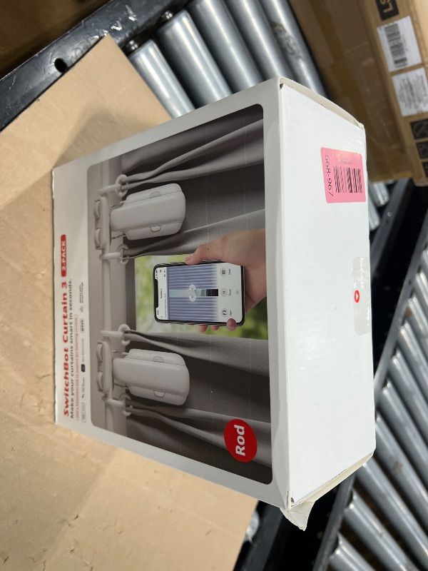 Photo 1 of SwitchBot 2025 Automatic Curtain Opener 3 Rod-Bluetooth Remote Control, WiFi&Smartphone Control, Upgraded High-Performance, Add Hub to Compatible with Alexa, Google Home, HomeKit