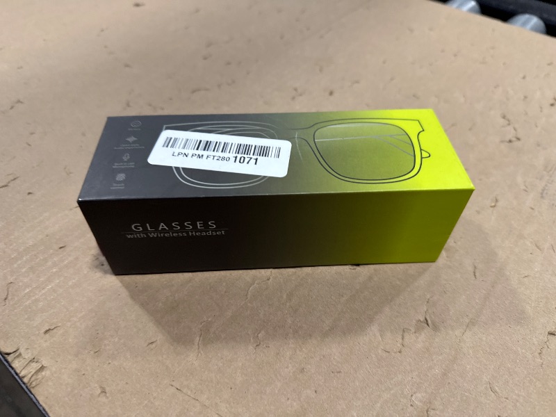 Photo 1 of *INCOMPLETE** Al Smart Glasses for Men Women - Bluetooth Translation Glasses with 169 Languages, Color-change Lenses, Photo Translation, Music & Calls, Al Vioce Assistant, Travel Meeting Business Trade - Silver