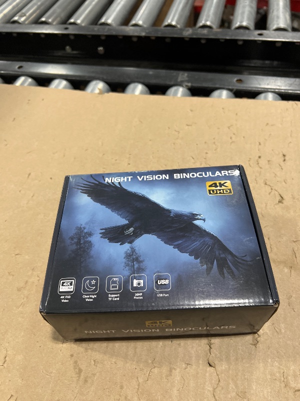 Photo 1 of HEXEUM Night Vision Goggles, 4K Night Vision Binoculars for Adults with 5000mAh Battery, 3" HD Screen & 32GB Card for Hunting, Wildlife Observation, Security