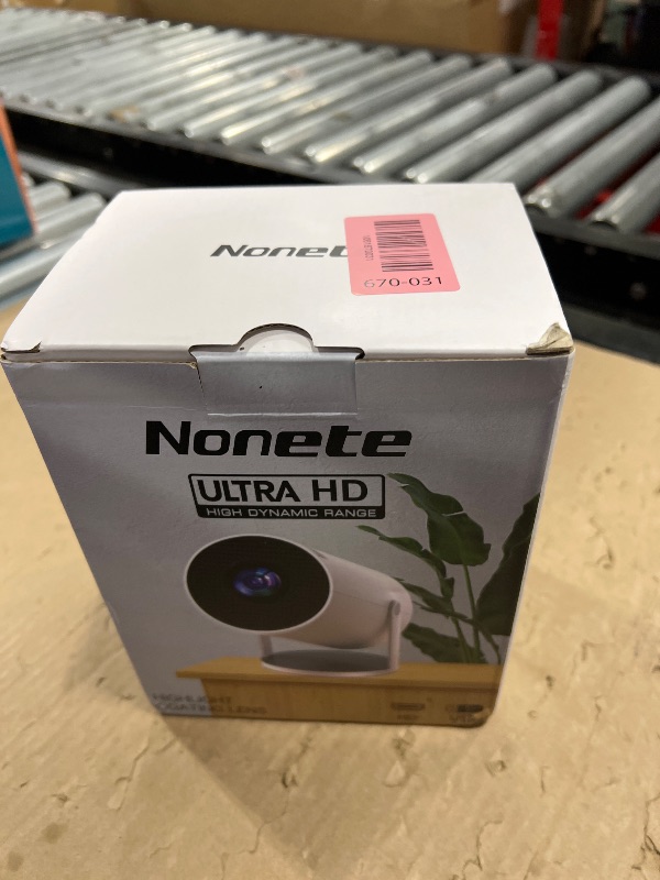 Photo 1 of [2026 Upgraded] Mini Projector 4K Supported 1080P FHD - Auto Keystone 270° Rotatable, WiFi 6 & Bluetooth 5.2, Smart Android TV OS, Portable Projector Compatible with HDMI/TV Stick/Laptop/Phone(Black)